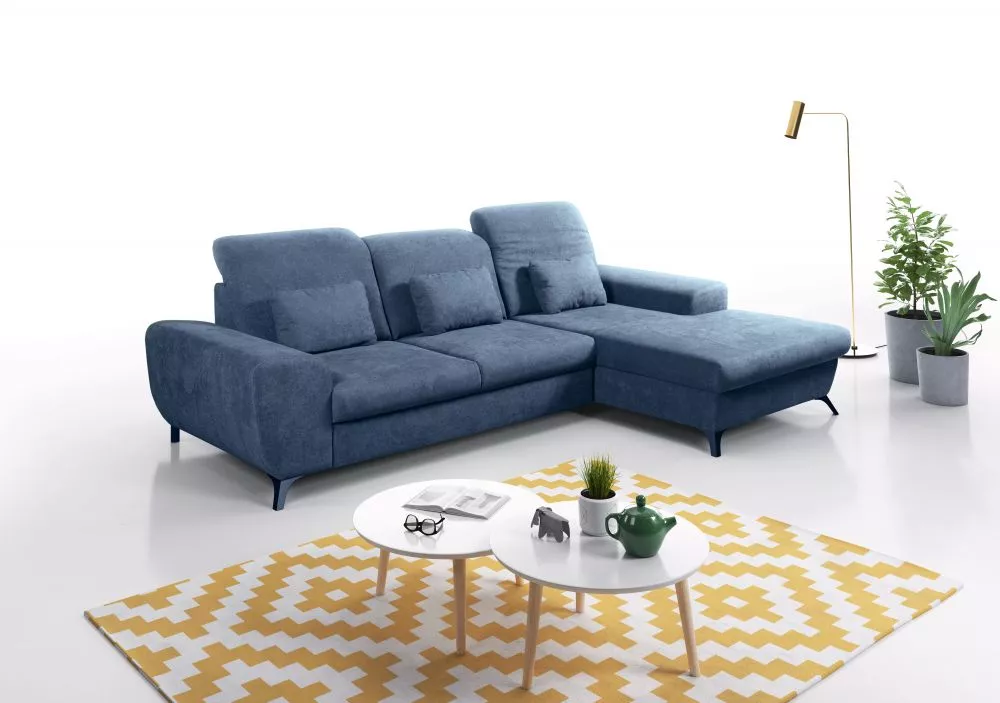 Dīvāns Alta standard · Zila · 172 × 279 × 85.5 cm