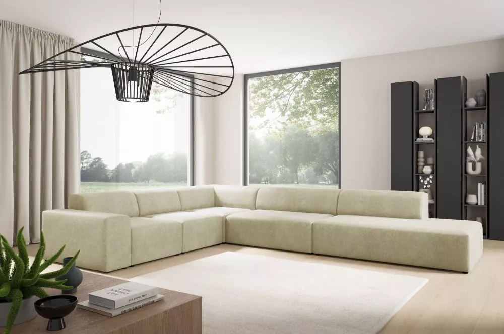 Dīvāns Modullo XL Premium Standard · Bēšs · 284 × 382 × 70 cm