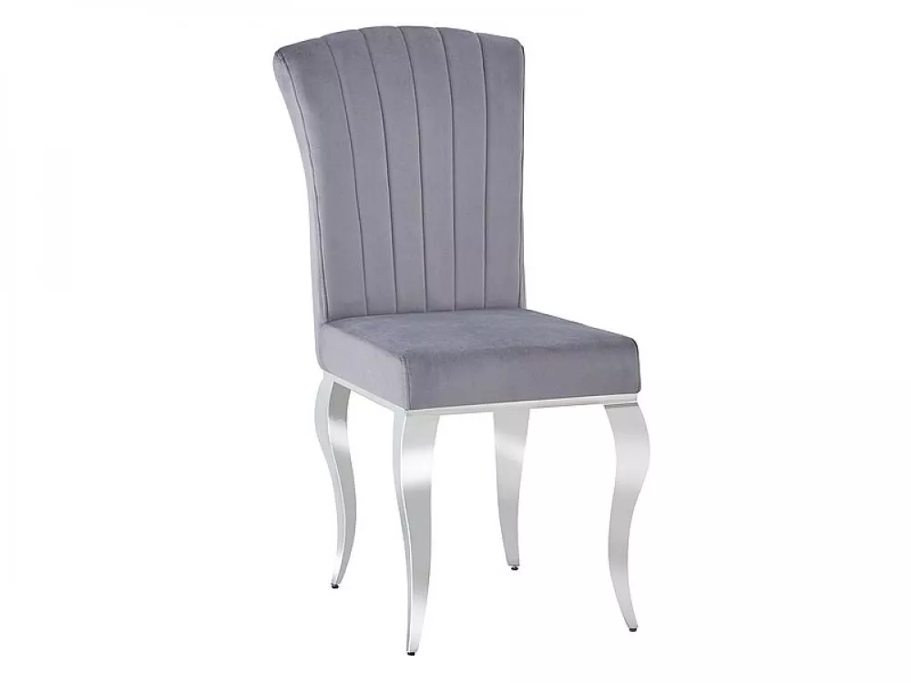 Krēsls Prince Velvet · Pelēks · 100 × 46 × 44 cm