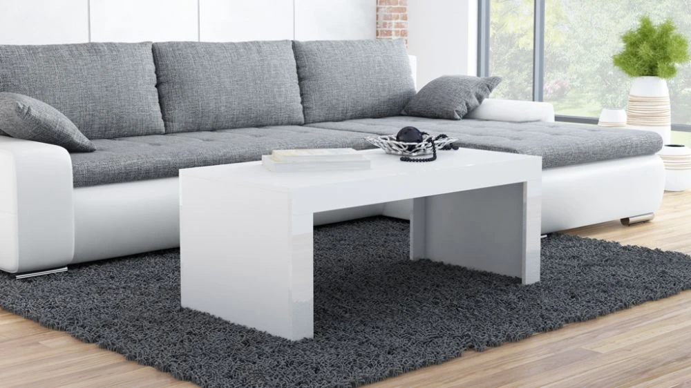 Žurnālgalds Tess 120 Korpusa krāsa: balts, · 120 × 60 × 50 cm