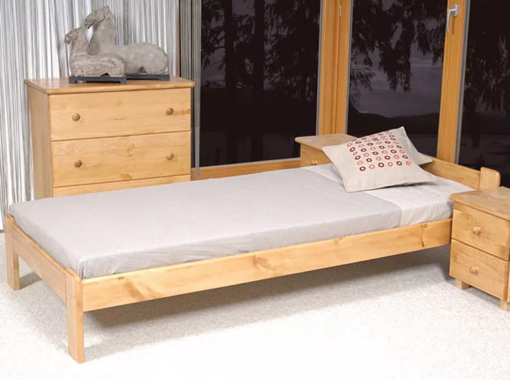 Gulta Celinka ar stelāžu Guļamvietas platums: 80 cm, Guļamvietas garums: 200 cm, · Alksnis · 88 × 207 × 50 cm