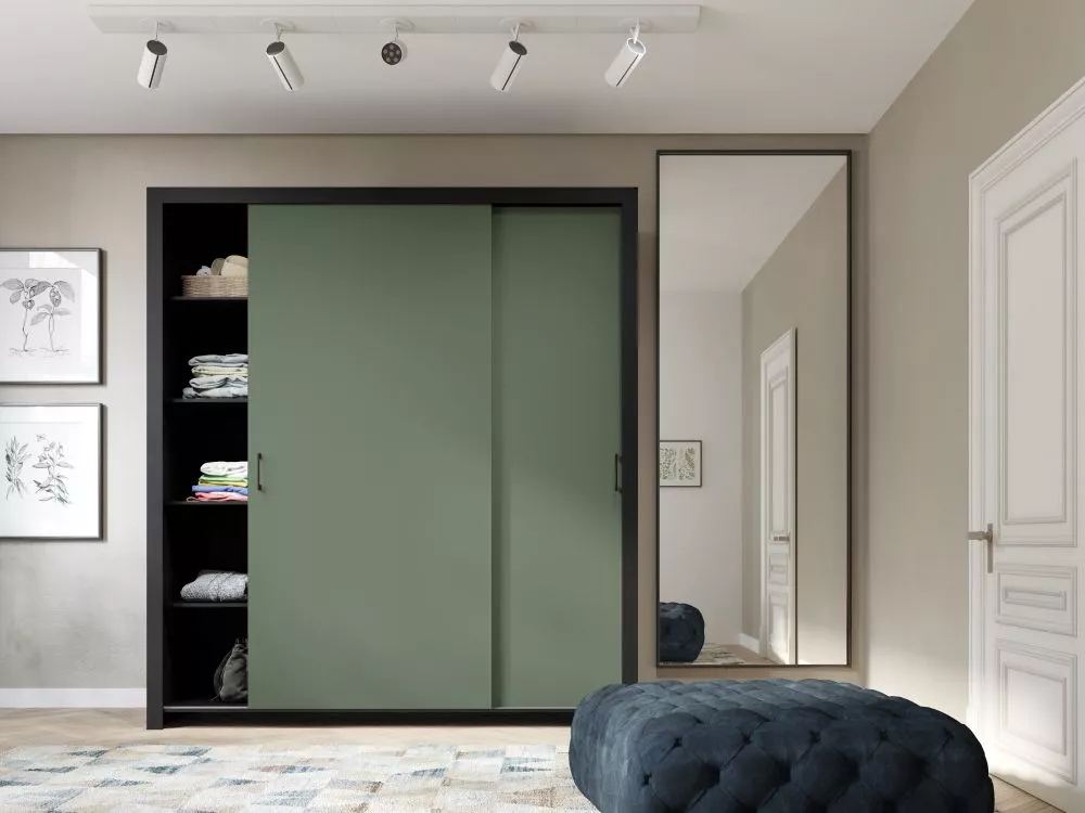 Skapis Frama Color Silver · 185 × 60 × 206 cm