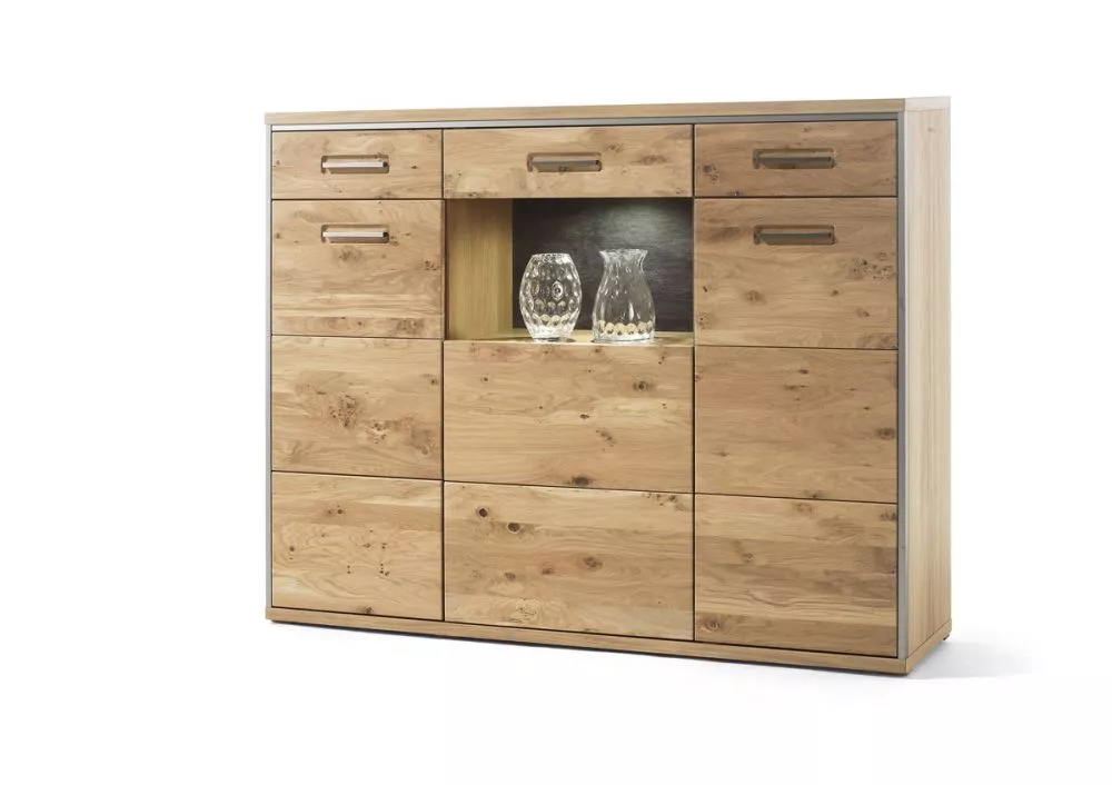 Kumode Espero 05 ar LED · Ozols · 156 × 39 × 123 cm