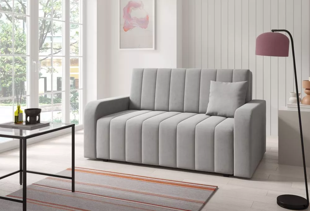 Mīksts krēsls Marko 3 standard Sēdvietas dziļums: 60 cm, · Pelēks · 155 × 97 × 85 cm