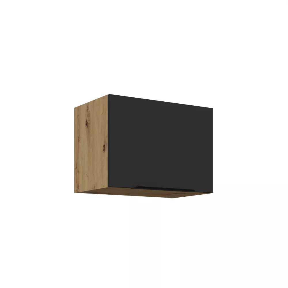 Virtuves skapis Aria Black 50 GU-36 1F
