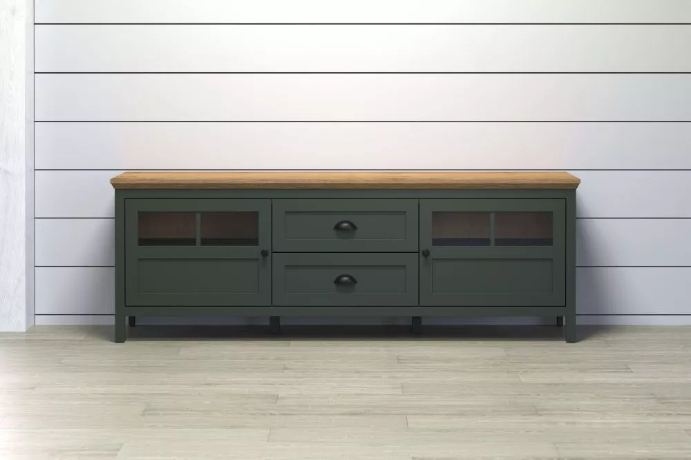 TV tumba Stanton 09 ar LED · 184 × 45 × 64 cm