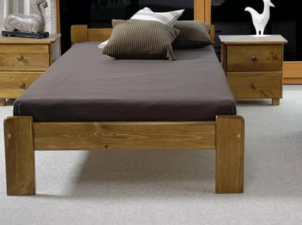 Gulta Celinka ar stelāžu Guļamvietas platums: 90 cm, Guļamvietas garums: 200 cm, · Eiropas ozols · 98 × 207 × 50 cm