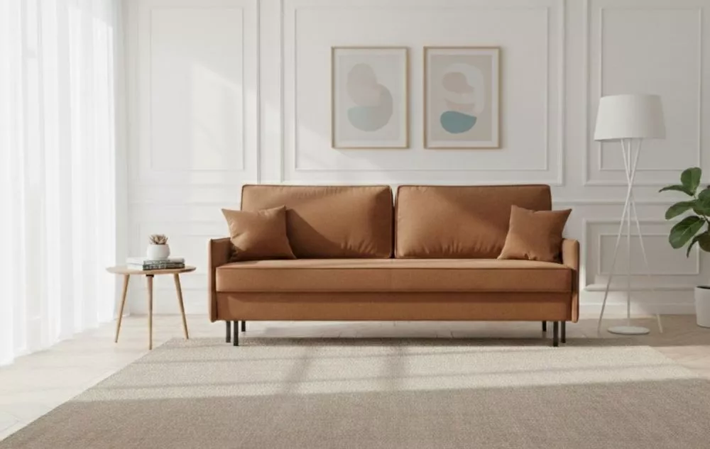 Dīvāns Nelly Sofa Standard · Oranžs · 94 × 205 × 95 cm