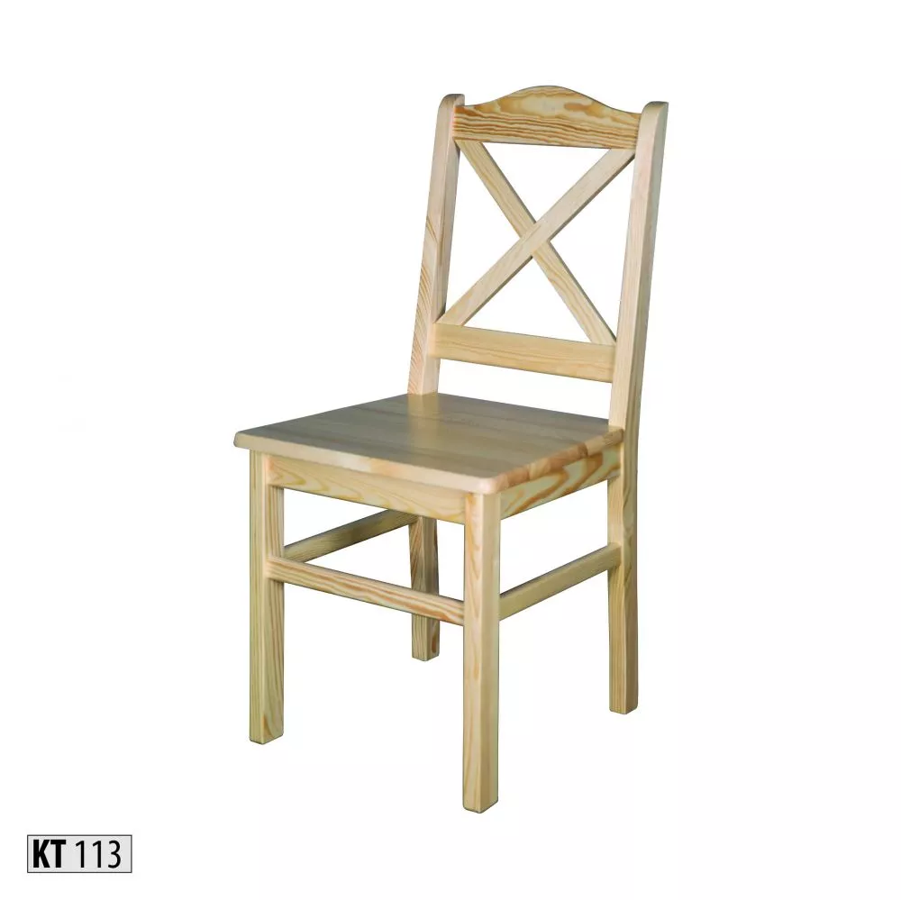 Krēsls KT 113 · Priede · 93 × 42 × 52 cm