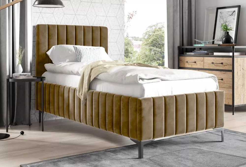 Gulta PK24 Comfort Basic ar stelāžu Guļamvietas platums: 90 cm, Guļamvietas garums: 200 cm, stelāžas tips: koka, · Kapuč