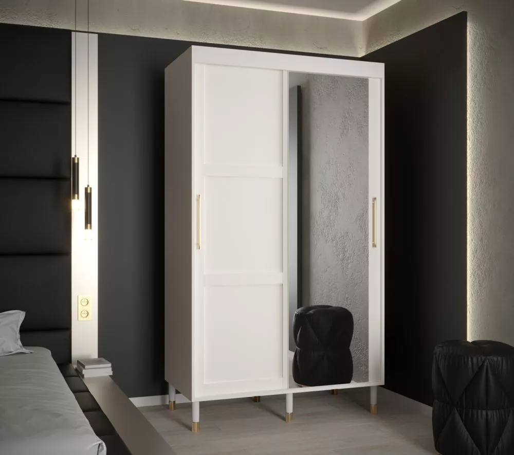 Skapis Calipso Ramiak 2 · Balts · 120 × 62 × 208 cm