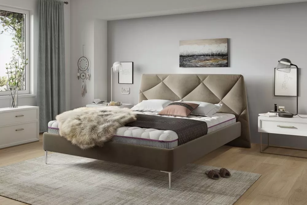 Gulta Davos Standard ar stelāžu Guļamvietas platums: 80 cm, Guļamvietas garums: 200 cm, stelāžas tips: Easypack, · Tumša