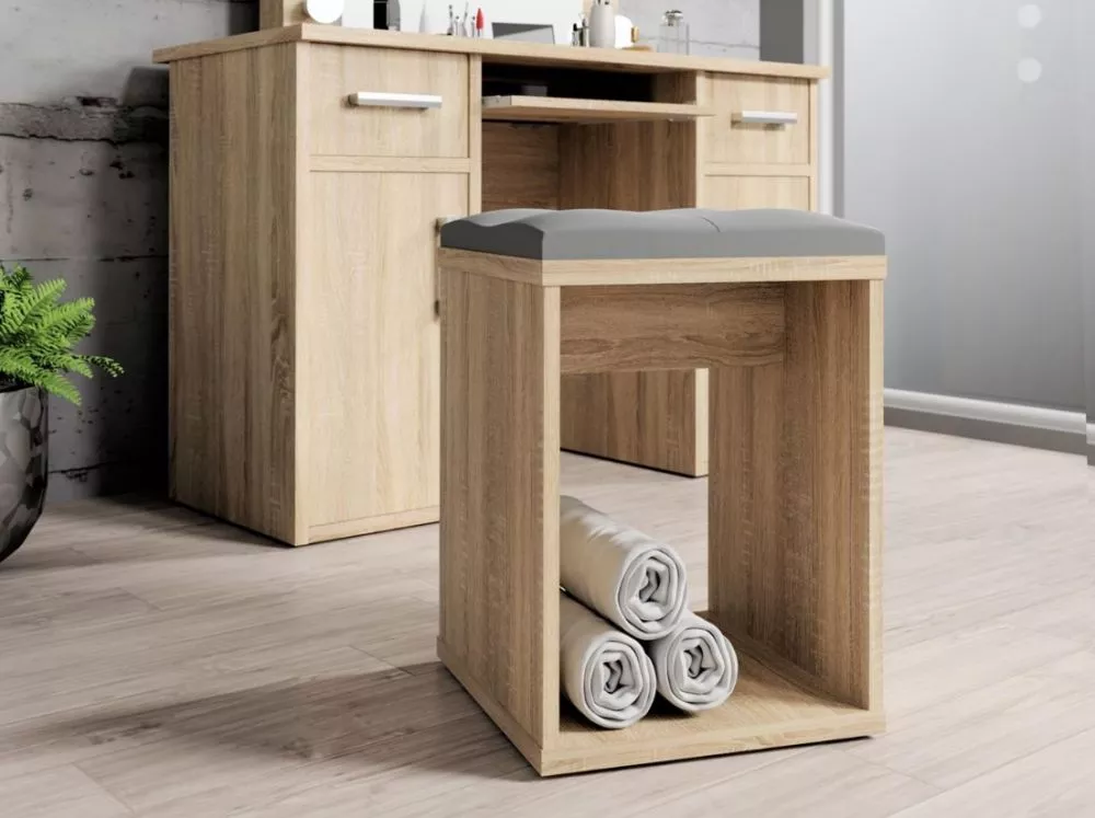 Pufs Taboret Beauty · Sonoma · 30 × 42 × 30 cm