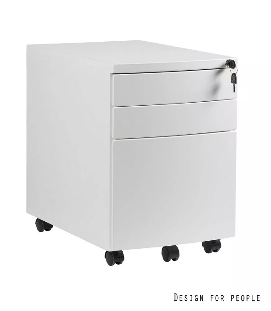 Kumode Kontener RP-01 · Balts · 39 × 56 × 56 cm
