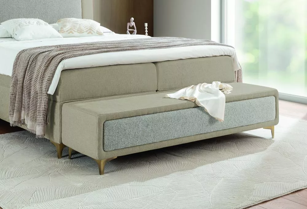 Pufs Esito Comfort Auduma numurs: Mossa 41 + Puente 16, · 122 × 37 × 44 cm