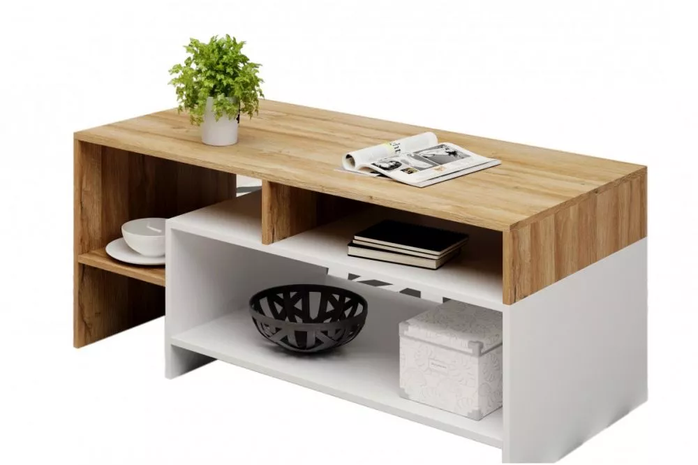 Žurnālgalds Alva L120 Korpusa krāsa: ozols, · 120 × 60 × 53 cm