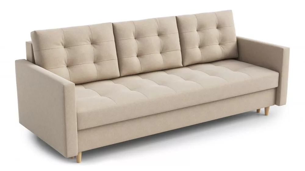 Dīvāns Sawa Standard · Bēšs · 90 × 224 × 98 cm