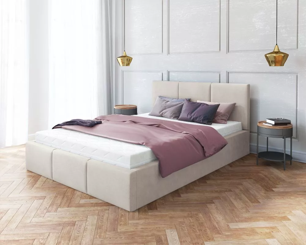 Gulta Fresia Basic Standard ar stelāžu Guļamvietas platums: 160 cm, Guļamvietas garums: 200 cm, stelāžas tips: koka, · K