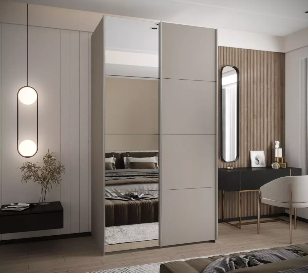 Skapis Lux 3 · Kašmira · 130 × 61 × 245.5 cm