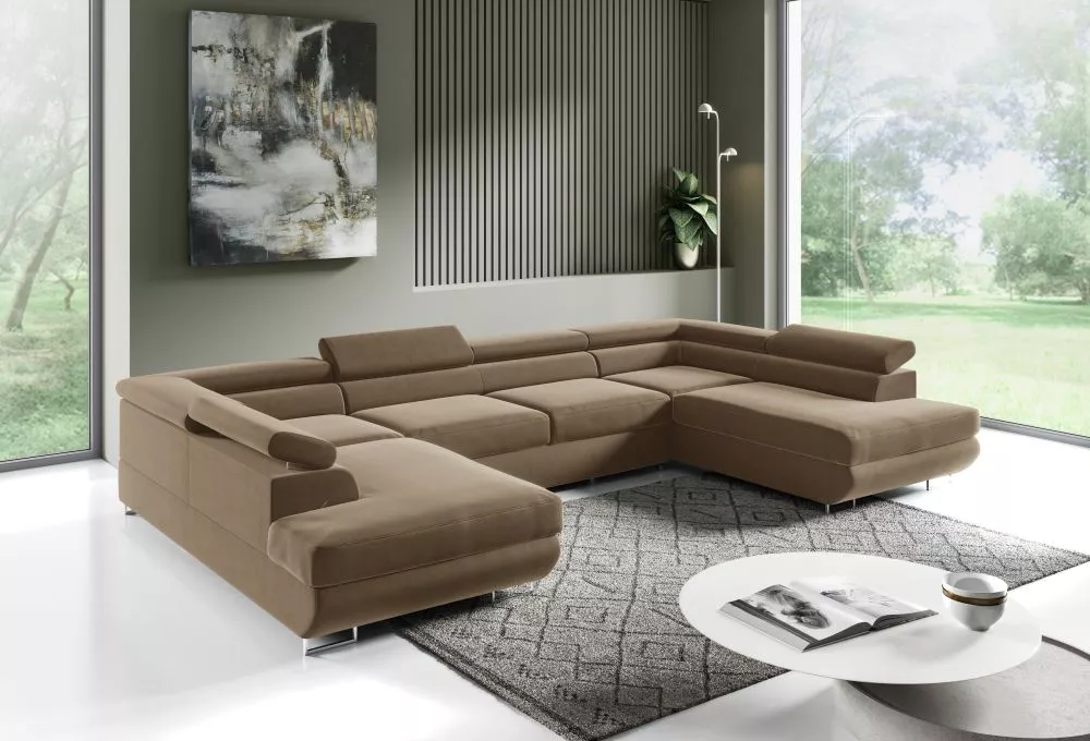 Dīvāns Corner 160 Premium standard · Brūns · 201 × 335 × 72 cm