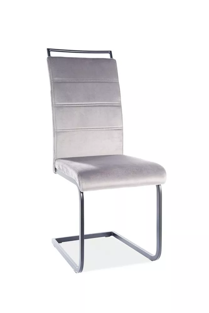 Krēsls H-441 Velvet · Pelēks · 102 × 41 × 42 cm