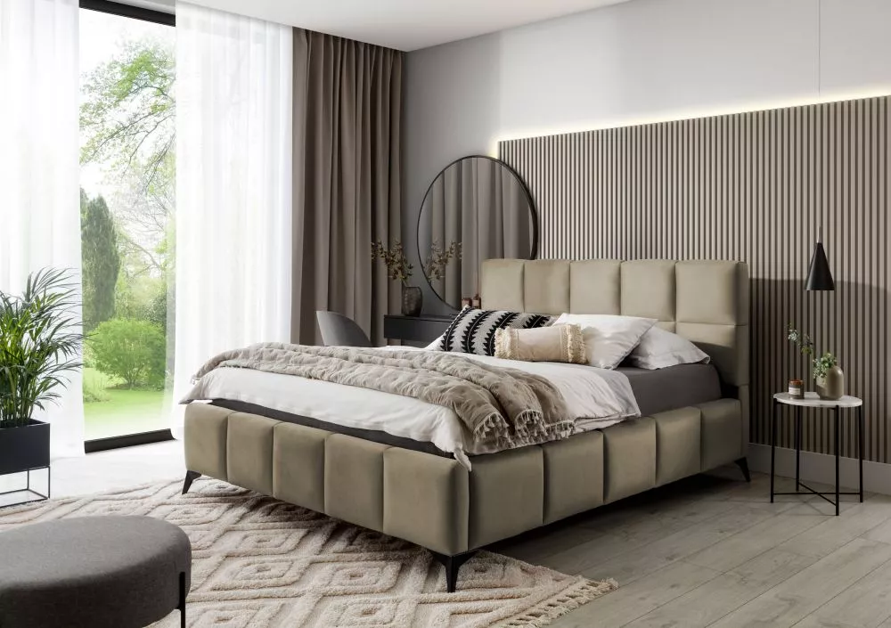 Gulta Mist Nube Standard ar stelāžu Guļamvietas platums: 180 cm, Guļamvietas garums: 200 cm, stelāžas tips: metāla, · Br