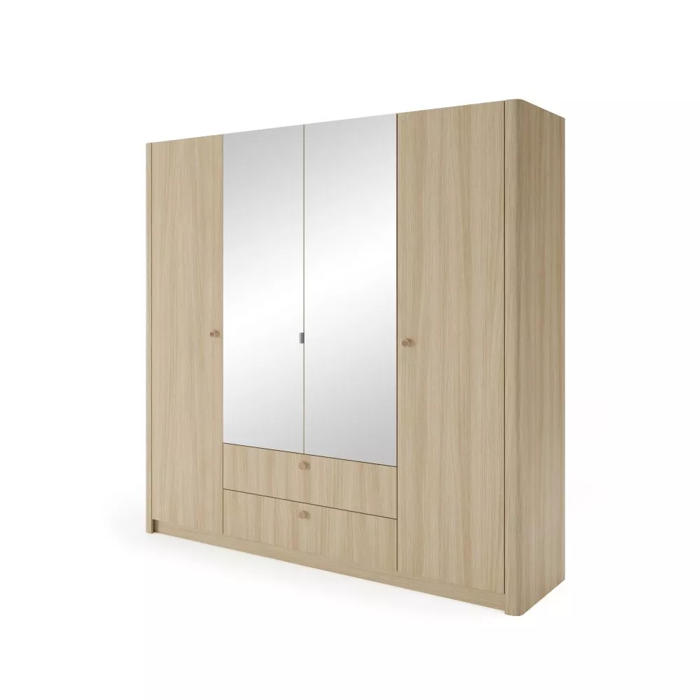 Skapis Viki A · Ozols barista · 213 × 54.6 × 208.4 cm