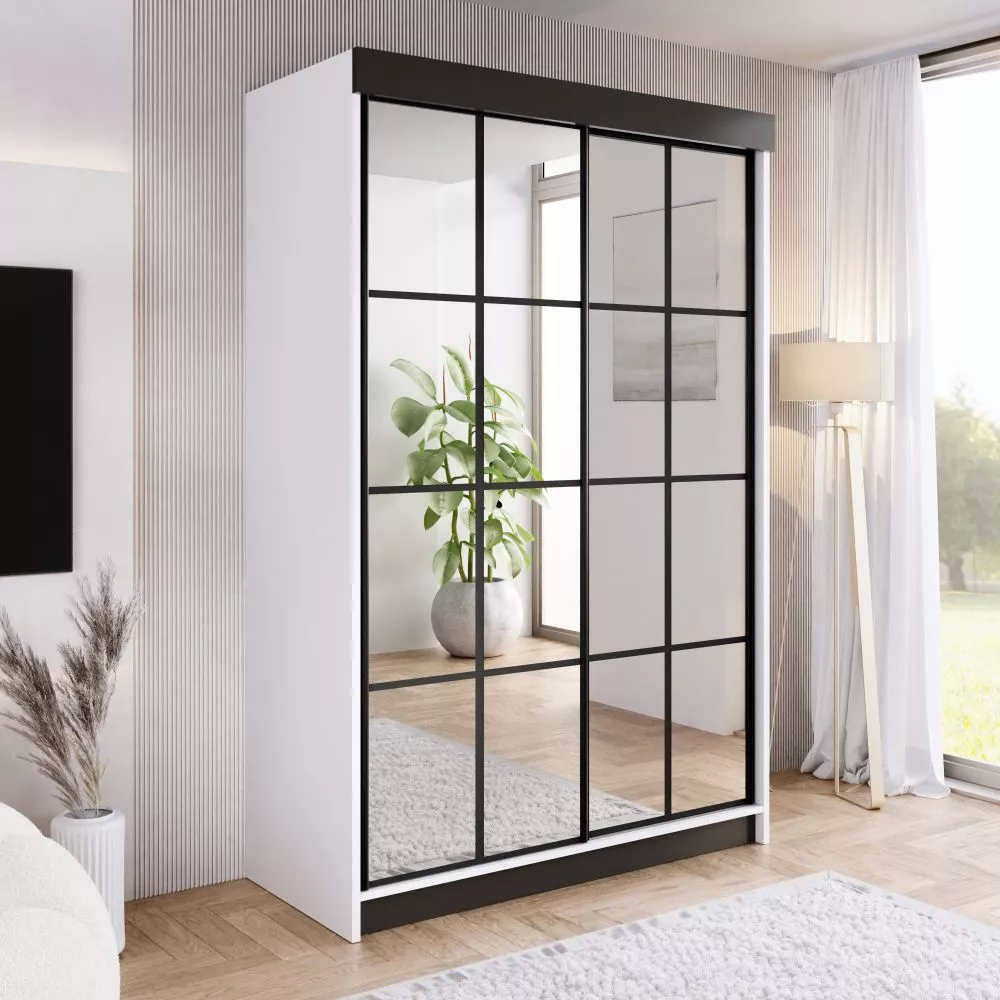 Skapis Ari 2 · Balts · 150 × 62 × 200 cm