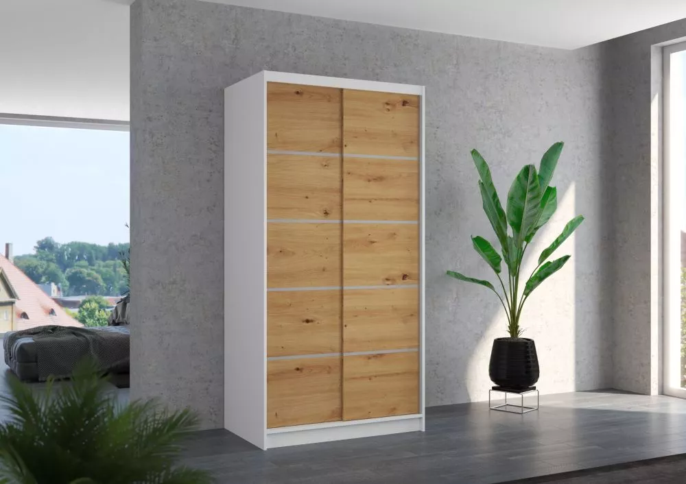 Skapis Riva 100 · 100 × 58 × 200 cm