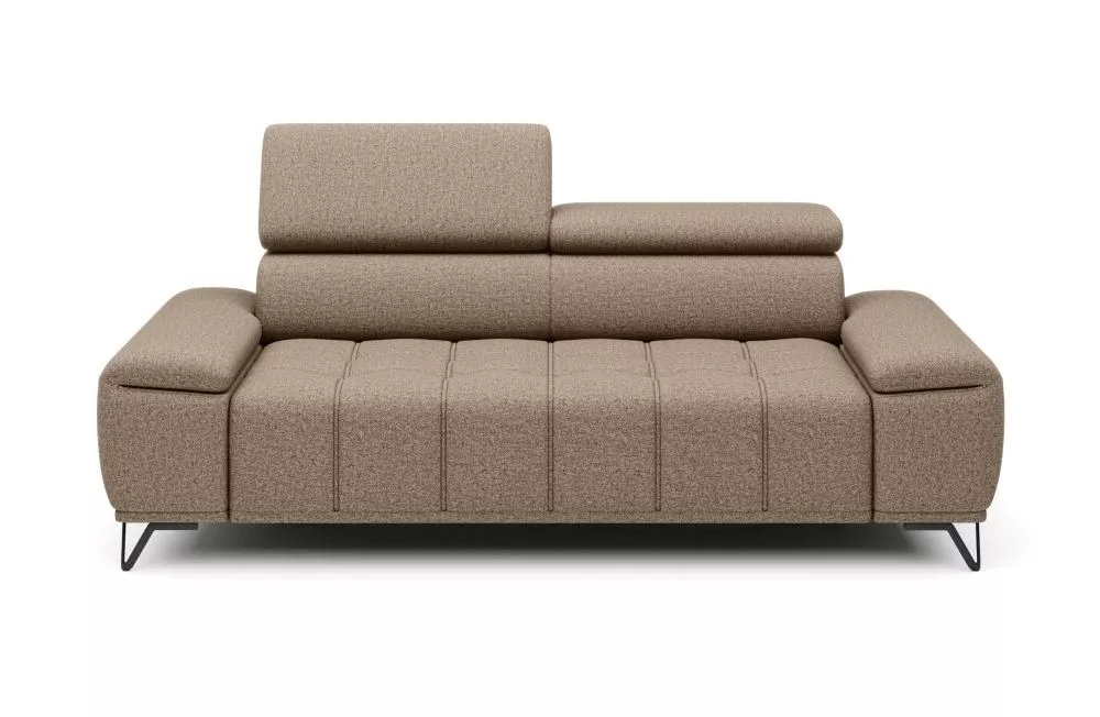 Dīvāns Palladio 3S Electric Standard · Brūns · 110 × 212 × 77 cm