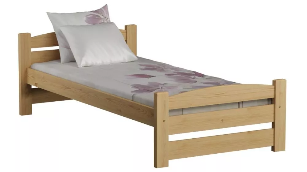 Gulta Nadia ar stelāžu Guļamvietas platums: 90 cm, Guļamvietas garums: 200 cm, · Priede · 98 × 207 × 64 cm