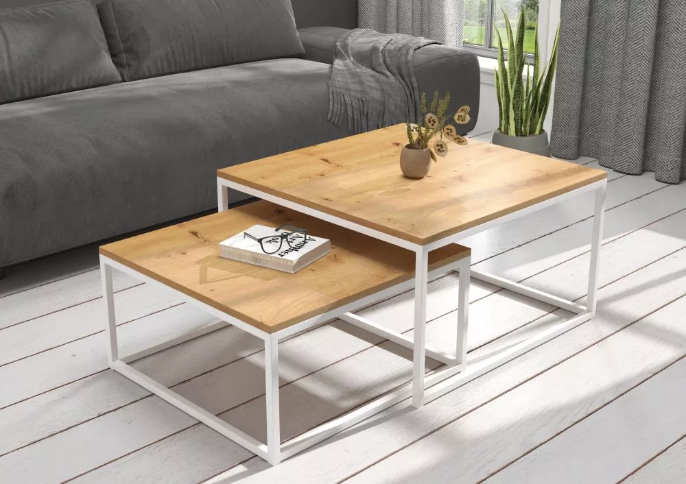 Žurnālgalds Kama Loft Korpusa krāsa: ozols artisan, · 75 × 75 × 43 cm