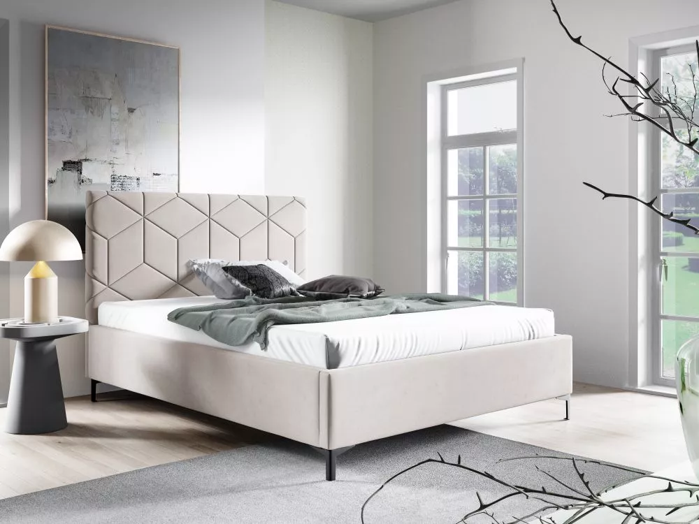 Gulta PK35 Basic ar stelāžu Guļamvietas platums: 120 cm, Guļamvietas garums: 200 cm, stelāžas tips: koka, · Krēma · 128 