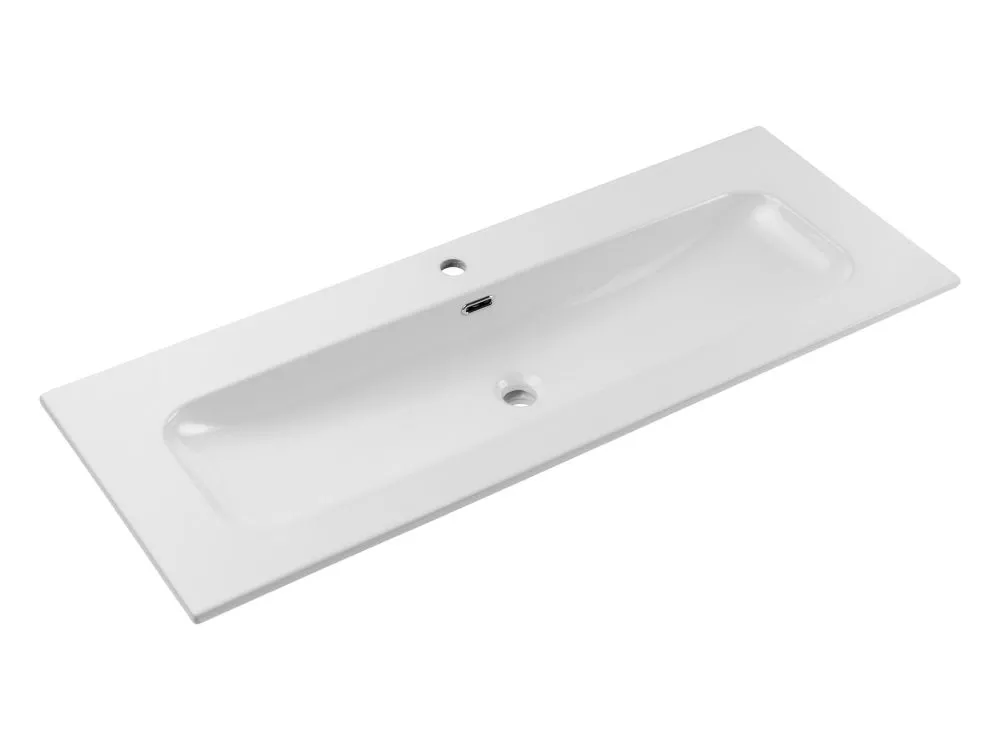 Izlietne Fly 120 · Balts · 121 × 46 × 15.5 cm