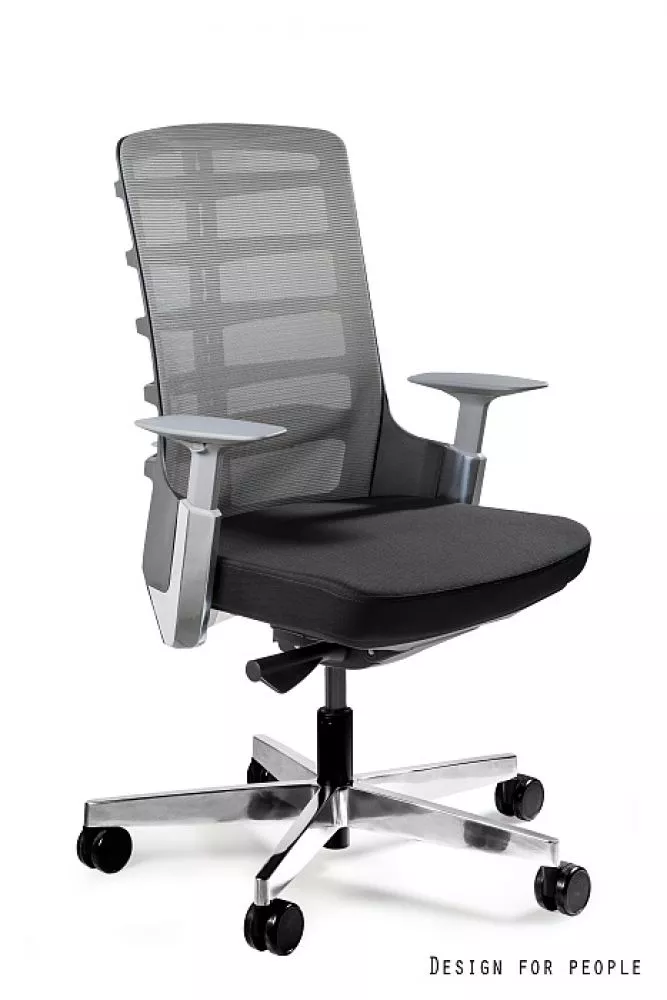 Datorkrēsls Spinelly M Korpusa krāsa: melns + pelēks, Elementu krāsa: melns, Sēdvietas platums: 50 cm, · 70 × 50 × 96 cm