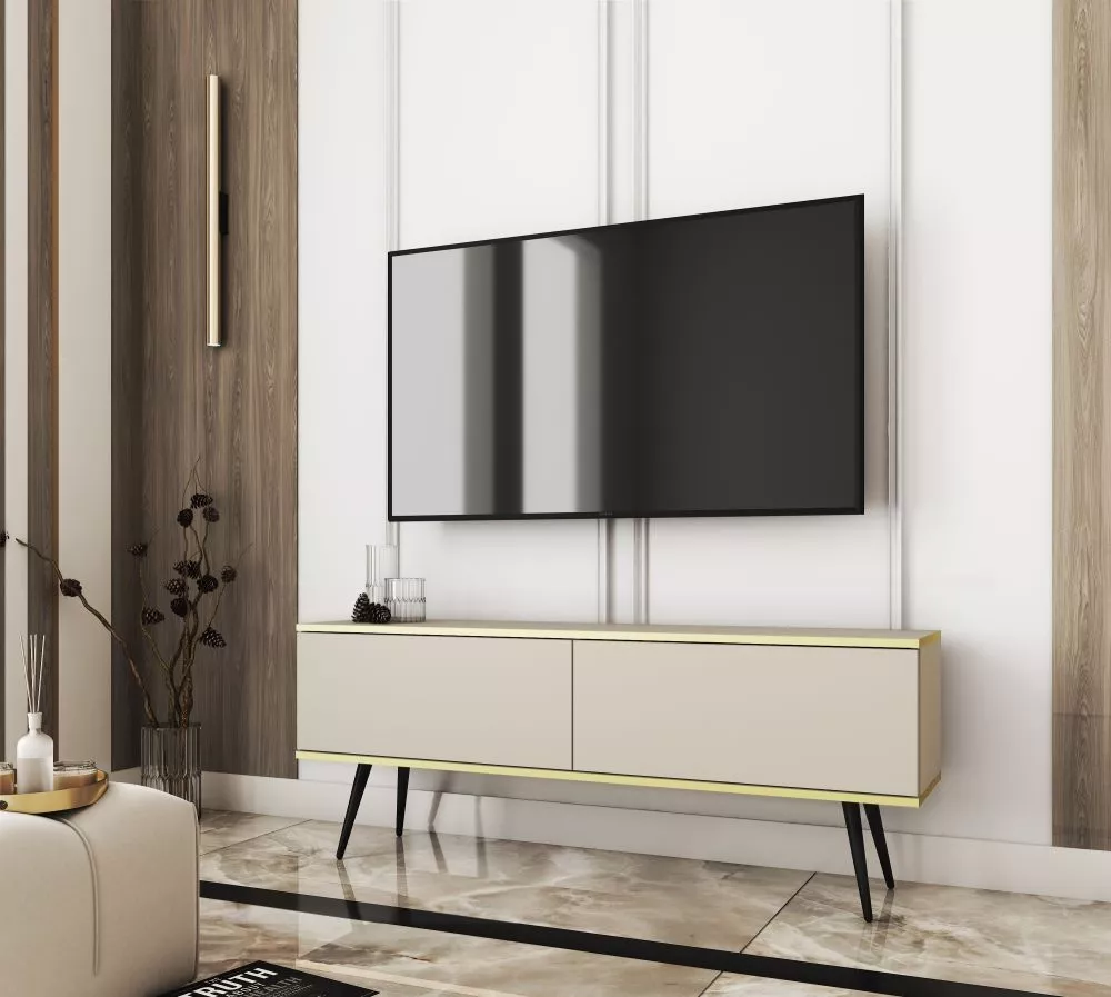 TV tumba Oro Black · 135 × 32 × 53 cm