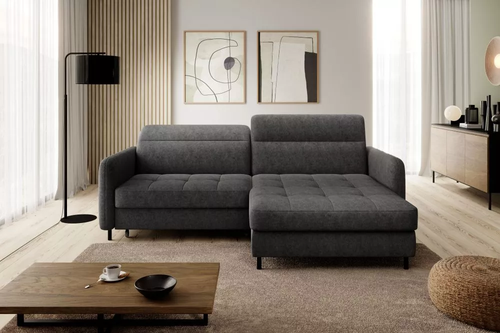 Dīvāns Gomsi Premium Standard · Antracīts · 165 × 228 × 92 cm