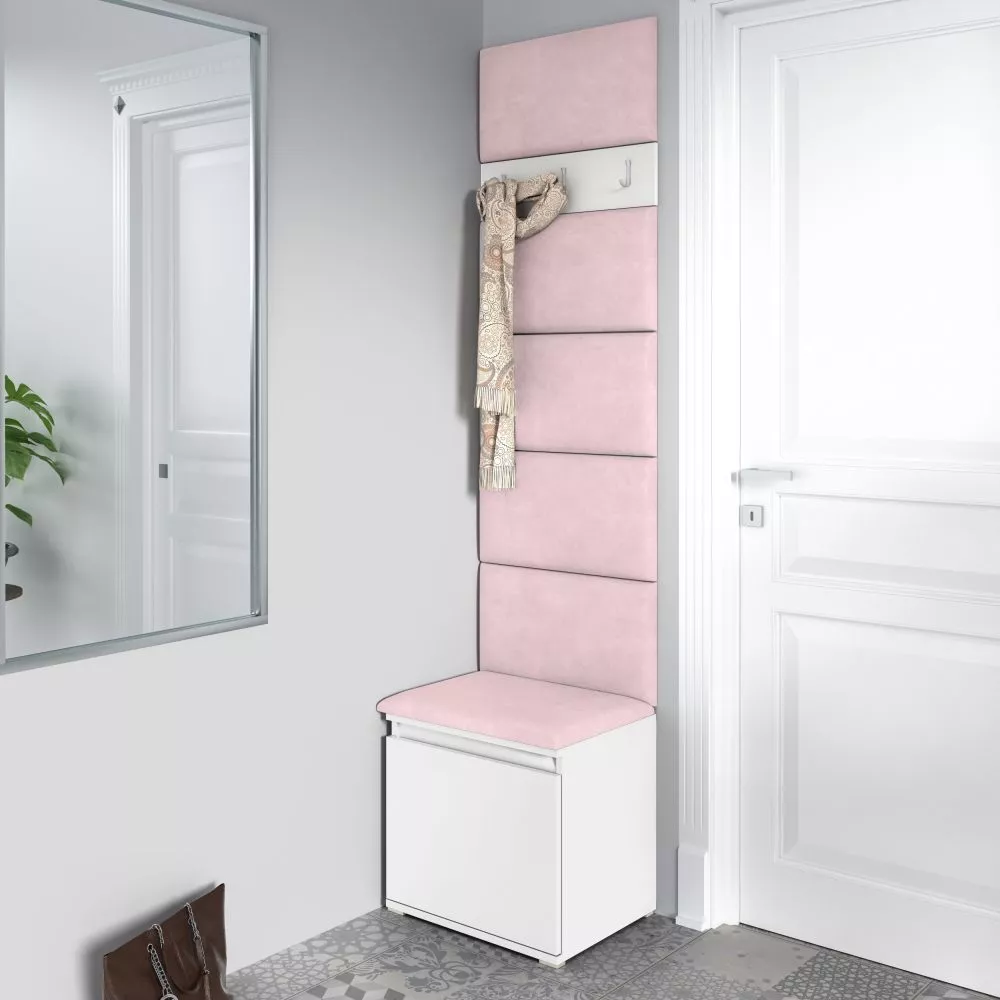 Apavu plaukts Emi 7 Trinity Korpusa krāsa: balts, · 50 × 215 × 40 cm