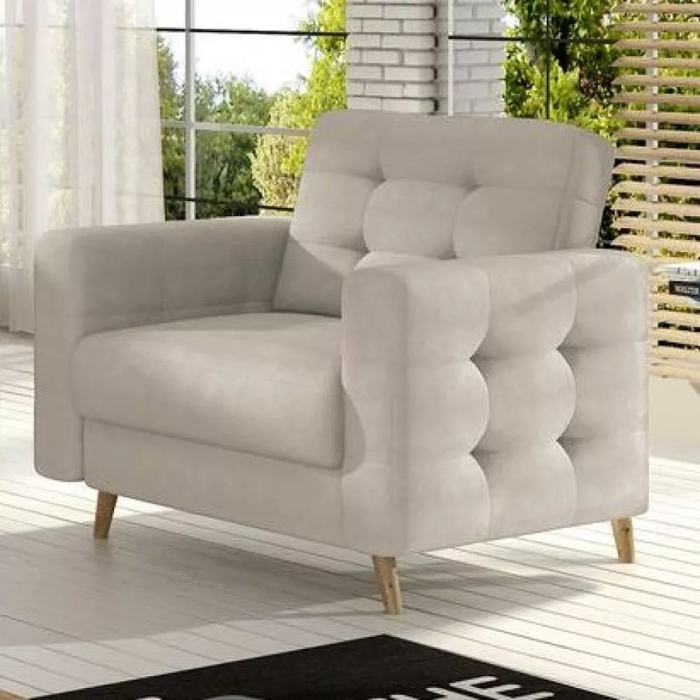 Mīksts krēsls Asgard 1S standard · Gaiši bēšs · 107 × 92 × 86 cm