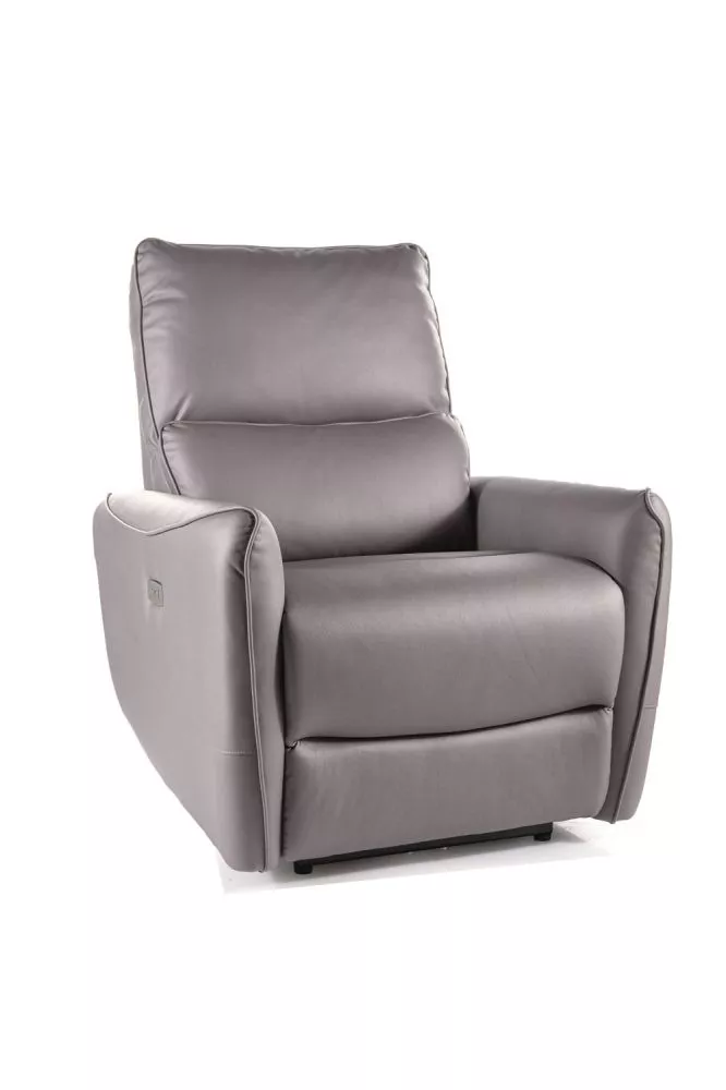 Mīksts krēsls Zefir Comfort Sēdvietas dziļums: 52 cm, Maksimālais dziļums: 160 cm, · Pelēks · 79 × 101 × 106 cm