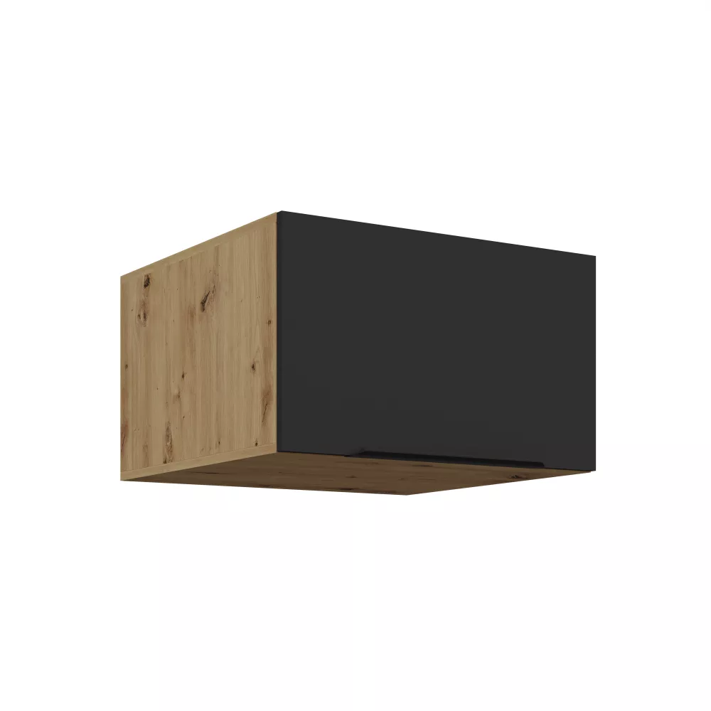 Virtuves skapis Aria Black 60 NAGU-36 1F