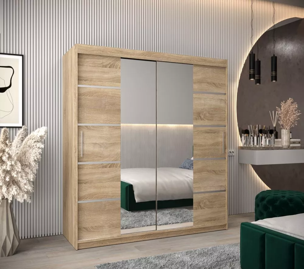 Skapis Verona 4 · Sonoma · 200 × 62 × 200 cm