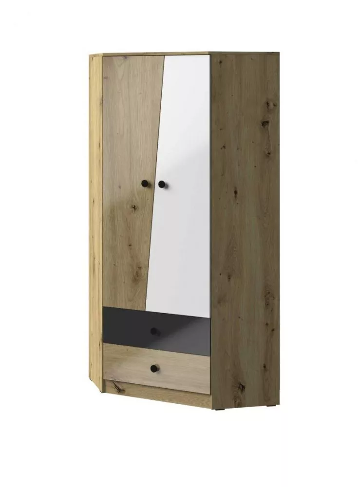 Skapis Nero 02 gloss · 146 × 87 × 191 cm