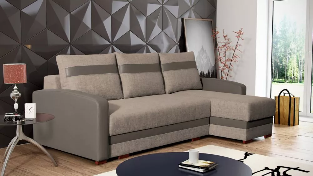 Dīvāns Aspen Standard · Brūns · 144 × 224 × 92 cm