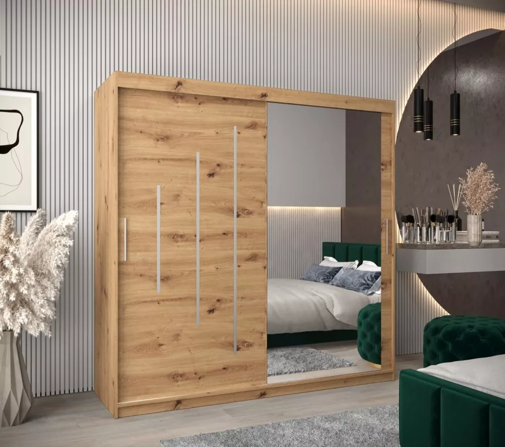 Skapis York 2 · Ozols artisan · 200 × 62 × 200 cm