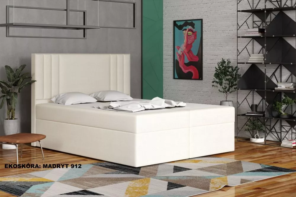Gulta Cosmo Eco Premium Standard Guļamvietas platums: 140 cm, Guļamvietas garums: 200 cm, · Krēma · 142 × 210 × 120 cm