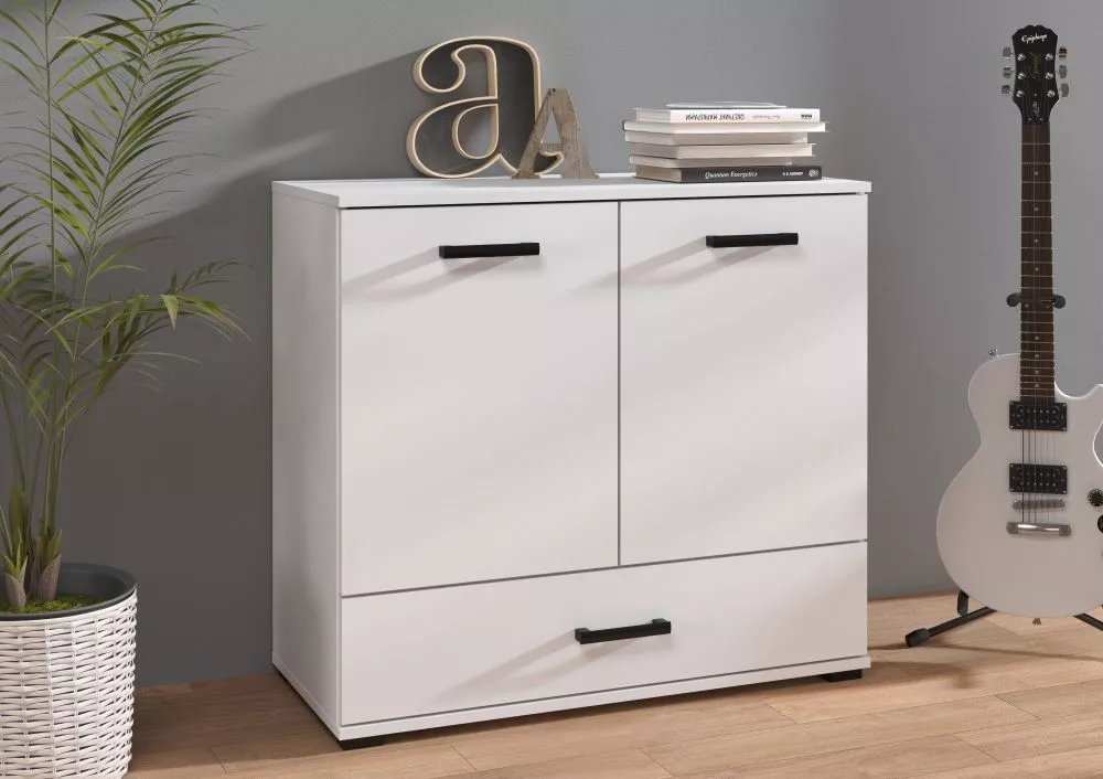 Kumode Frazio F1 · Balts · 90 × 40 × 81.6 cm