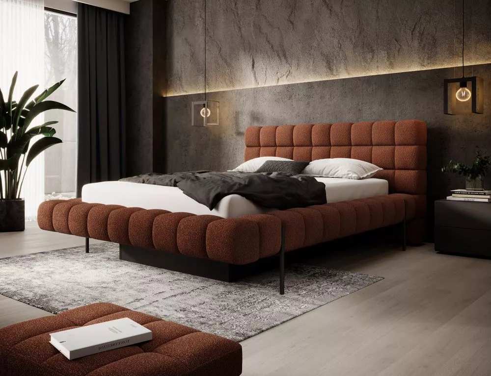 Gulta Magentta Premium Standard ar stelāžu Guļamvietas platums: 140 cm, Guļamvietas garums: 200 cm, stelāžas tips: metāl