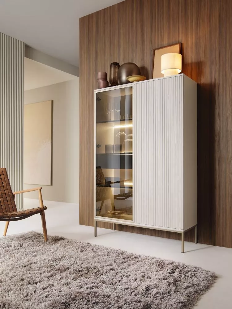 Sekcija Sento WTSZ104 ar LED Korpusa krāsa: kašmīrs, · 103.5 × 39 × 165.5 cm