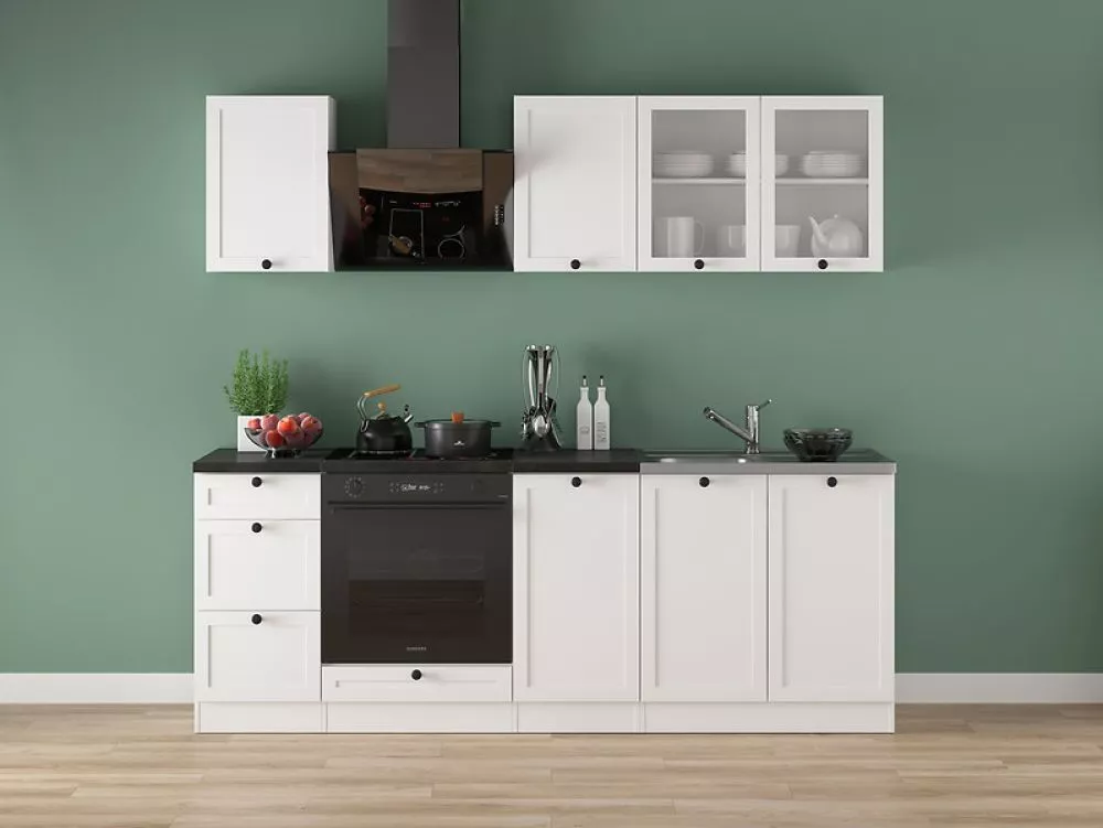 Virtuves komplekts Junona Line 220 Glass Materiāls : MDF + LKSP plātne,